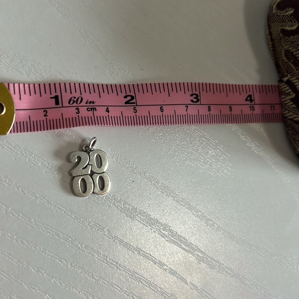 Retired James Avery 2000 Stacked Charm - Picture 2 of 3